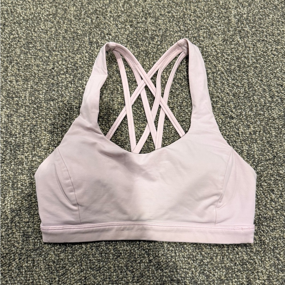 Lululemon Athletica Light Pink Sports Bra